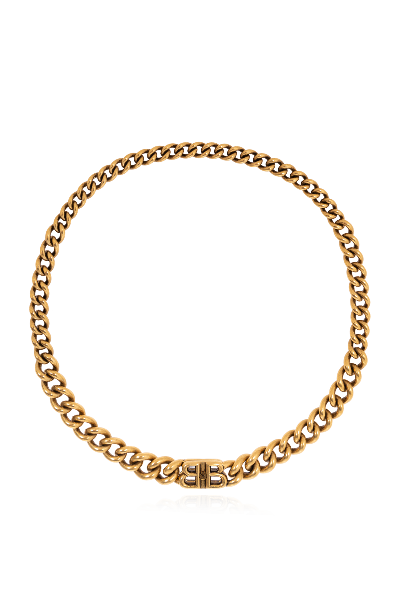 Gold Brass Necklace 'Monaco' Balenciaga